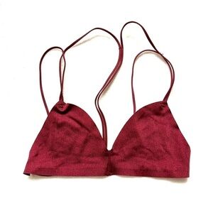 Out From Under Urban Outfitters Burgundy Red Bralette NWOT